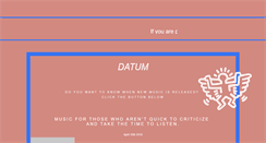 Desktop Screenshot of datumdatum.com